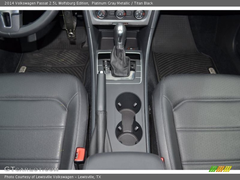 Platinum Gray Metallic / Titan Black 2014 Volkswagen Passat 2.5L Wolfsburg Edition