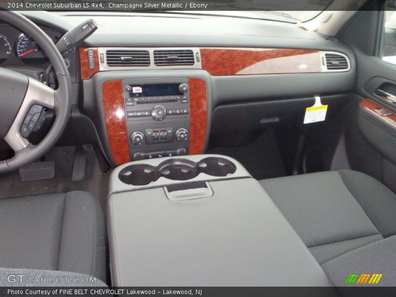 Champagne Silver Metallic / Ebony 2014 Chevrolet Suburban LS 4x4