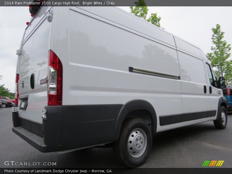 Bright White / Gray 2014 Ram ProMaster 3500 Cargo High Roof