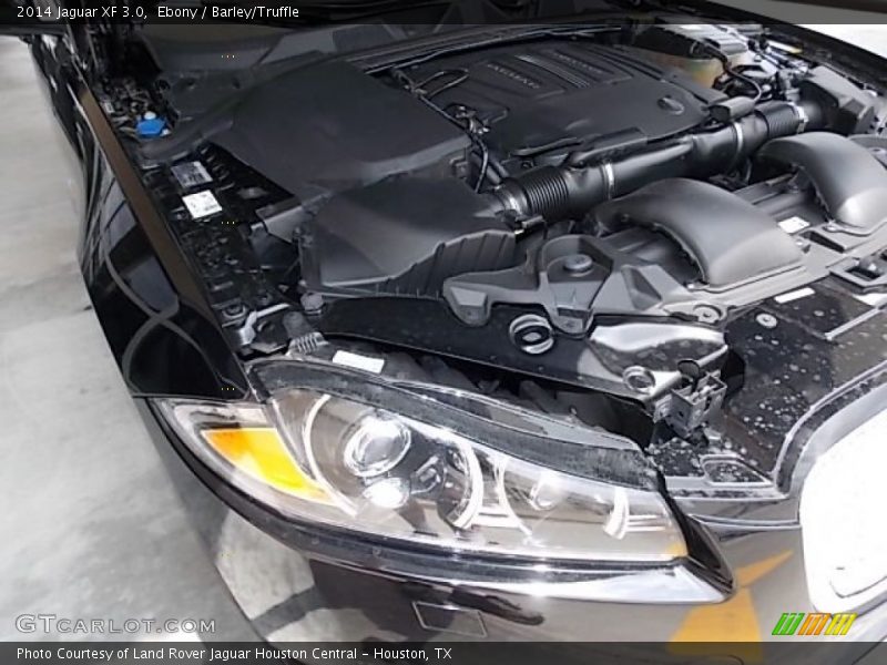 Ebony / Barley/Truffle 2014 Jaguar XF 3.0