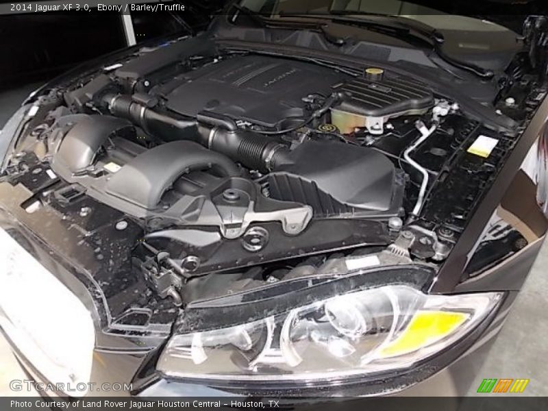 Ebony / Barley/Truffle 2014 Jaguar XF 3.0