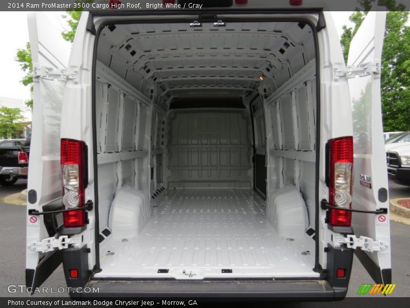 Bright White / Gray 2014 Ram ProMaster 3500 Cargo High Roof