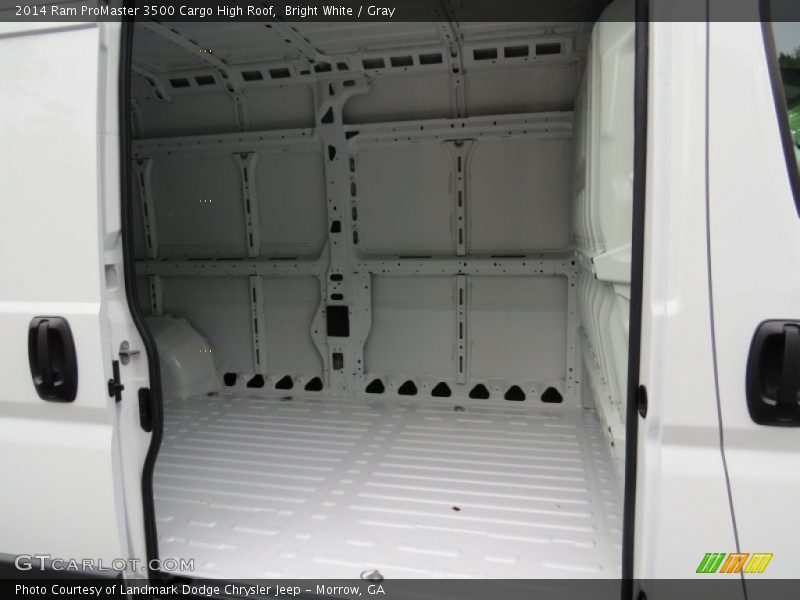 Bright White / Gray 2014 Ram ProMaster 3500 Cargo High Roof