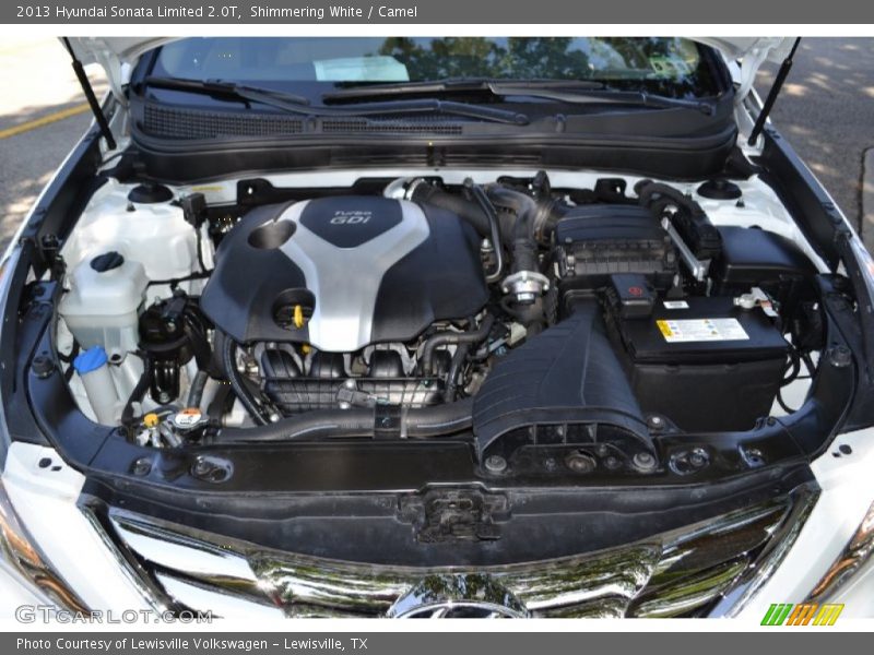 Shimmering White / Camel 2013 Hyundai Sonata Limited 2.0T