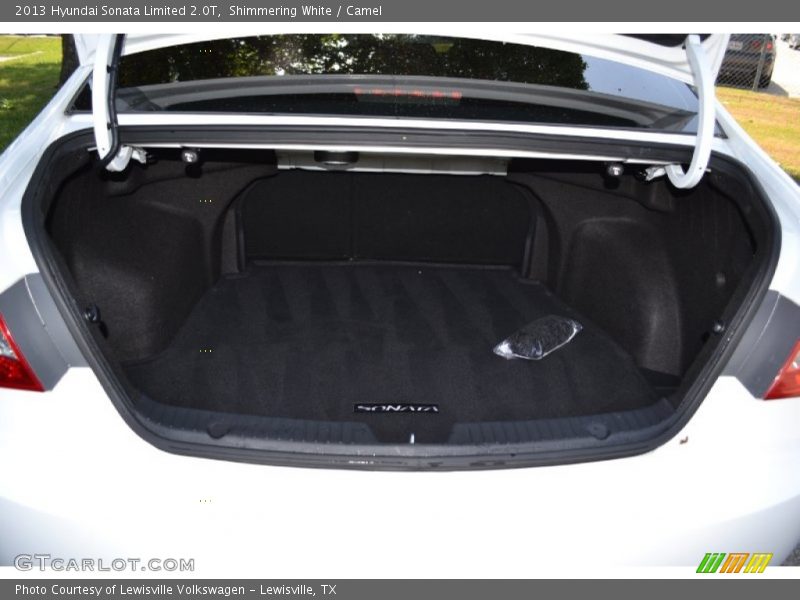 Shimmering White / Camel 2013 Hyundai Sonata Limited 2.0T