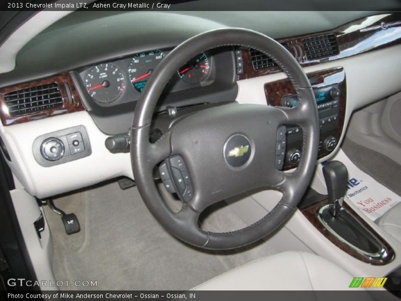 Ashen Gray Metallic / Gray 2013 Chevrolet Impala LTZ