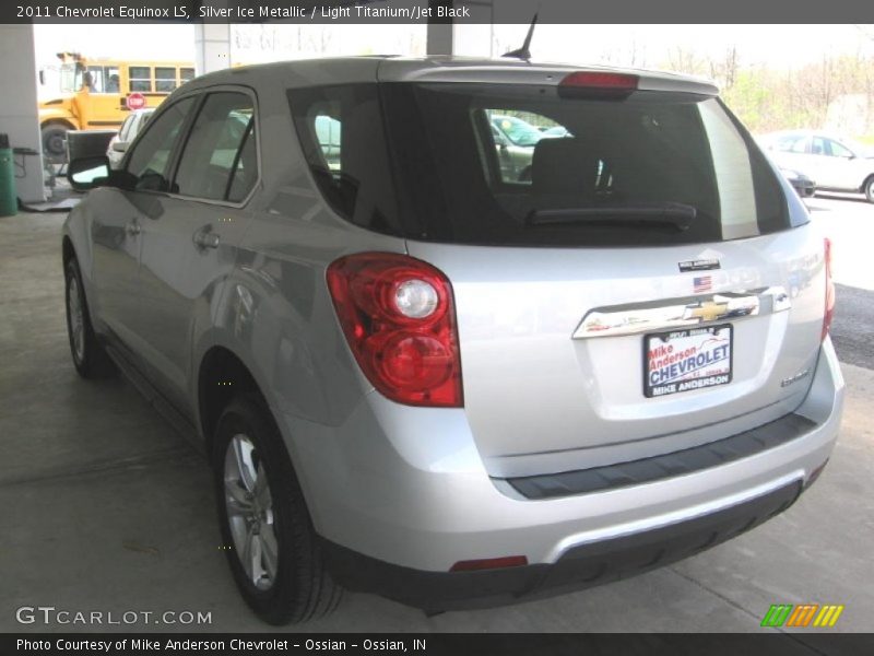 Silver Ice Metallic / Light Titanium/Jet Black 2011 Chevrolet Equinox LS