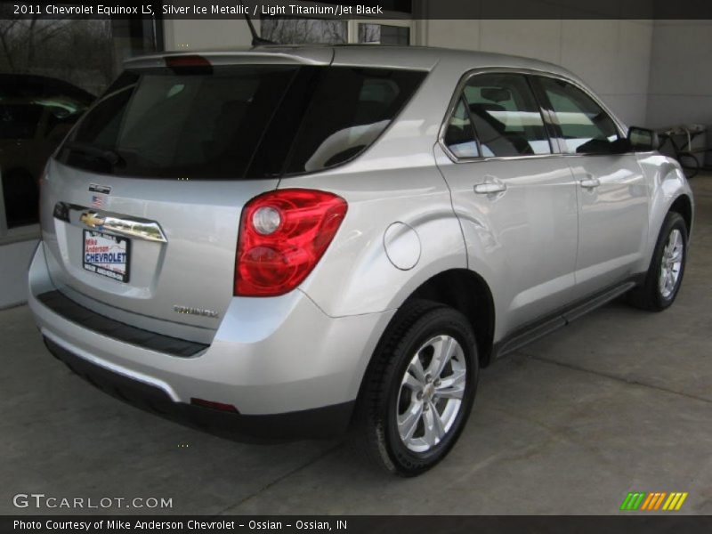 Silver Ice Metallic / Light Titanium/Jet Black 2011 Chevrolet Equinox LS