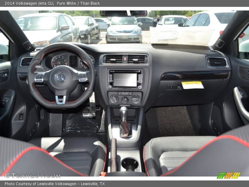 Pure White / Titan Black 2014 Volkswagen Jetta GLI