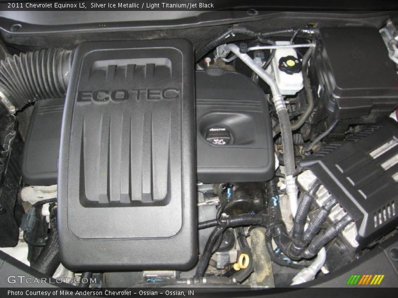 Silver Ice Metallic / Light Titanium/Jet Black 2011 Chevrolet Equinox LS