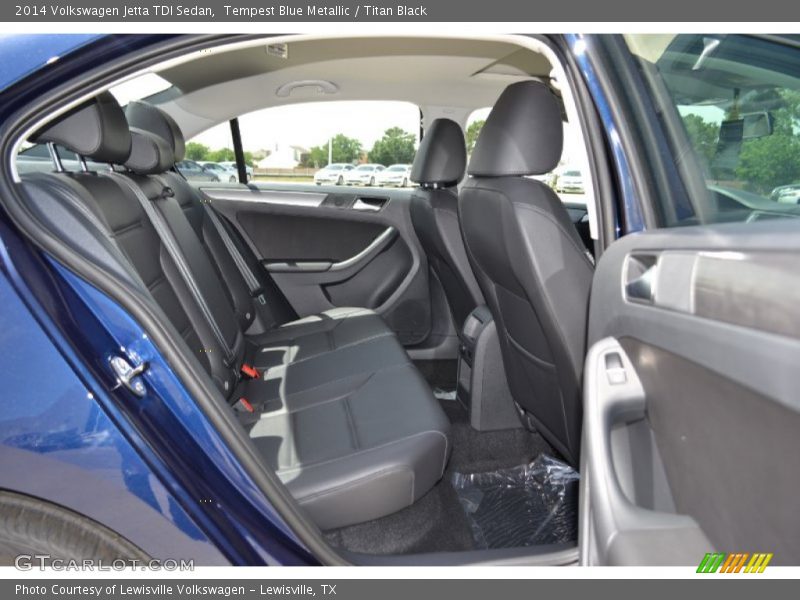 Tempest Blue Metallic / Titan Black 2014 Volkswagen Jetta TDI Sedan