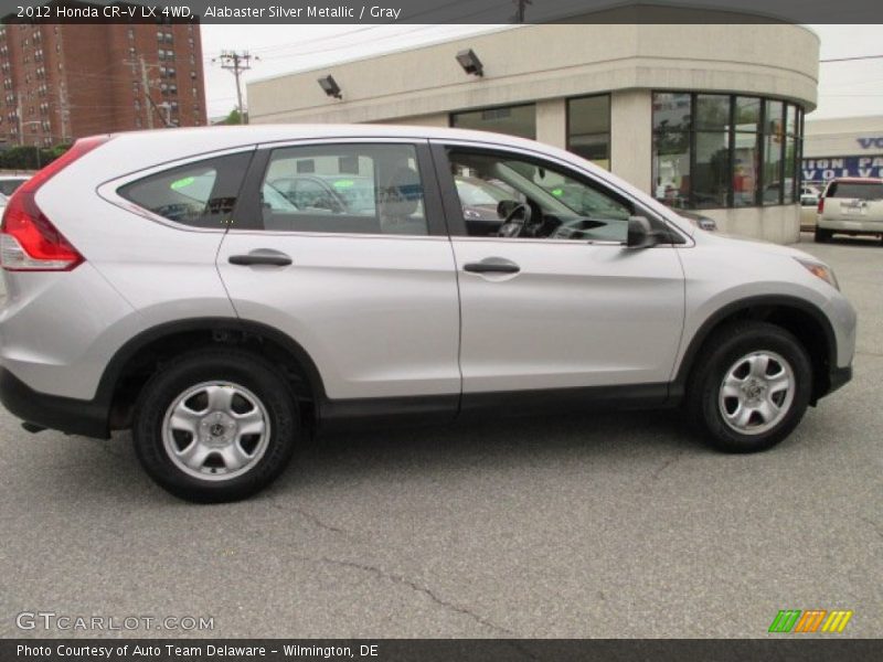 Alabaster Silver Metallic / Gray 2012 Honda CR-V LX 4WD