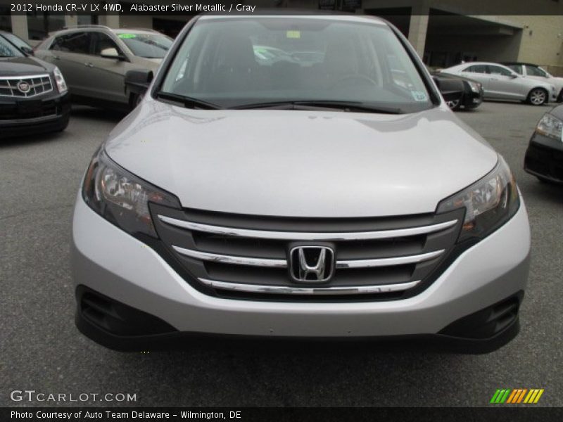 Alabaster Silver Metallic / Gray 2012 Honda CR-V LX 4WD