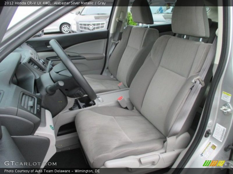 Alabaster Silver Metallic / Gray 2012 Honda CR-V LX 4WD