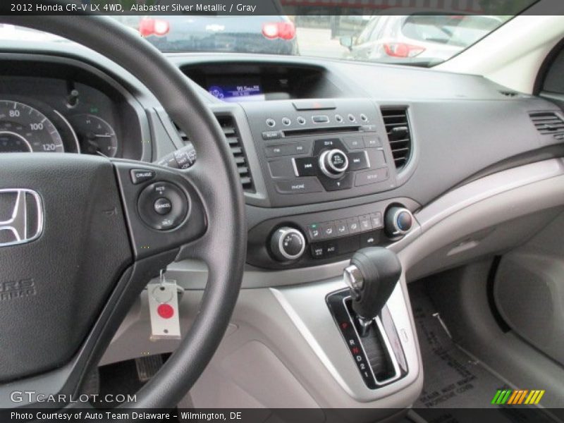 Alabaster Silver Metallic / Gray 2012 Honda CR-V LX 4WD