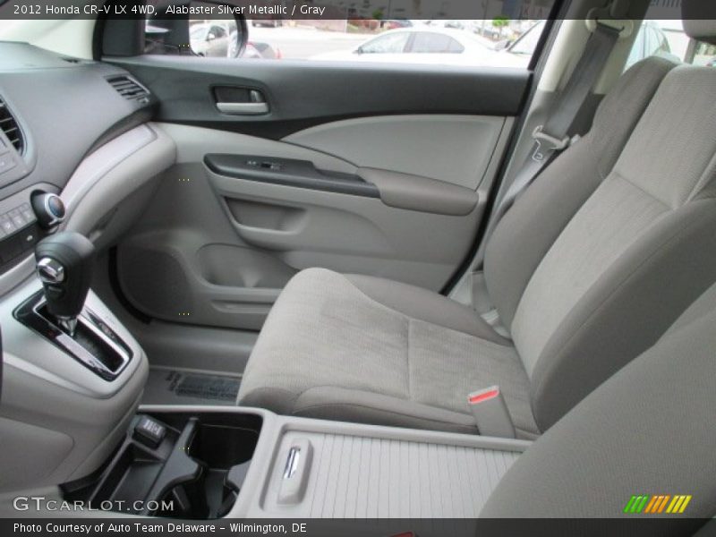 Alabaster Silver Metallic / Gray 2012 Honda CR-V LX 4WD