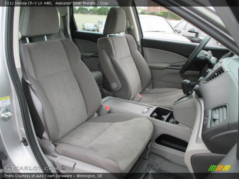 Alabaster Silver Metallic / Gray 2012 Honda CR-V LX 4WD