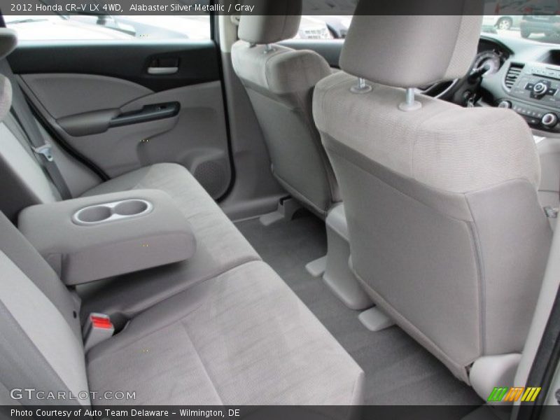 Alabaster Silver Metallic / Gray 2012 Honda CR-V LX 4WD