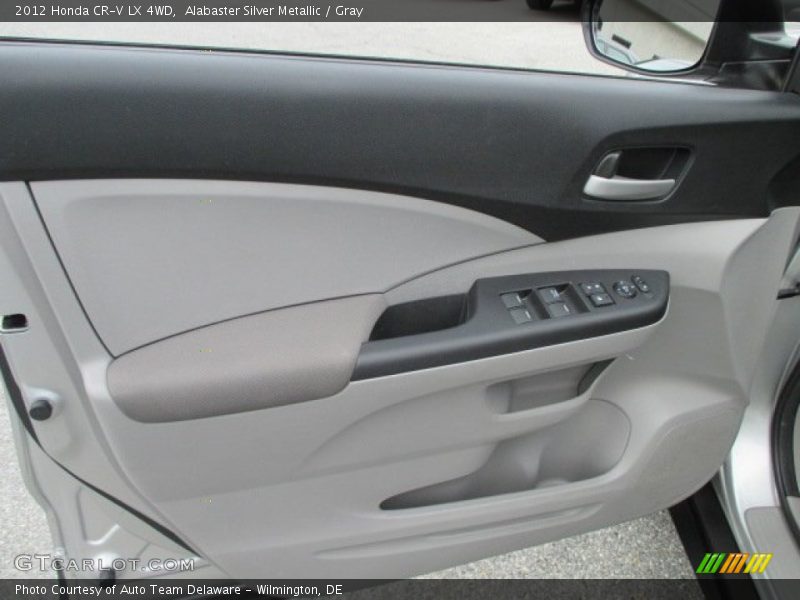Alabaster Silver Metallic / Gray 2012 Honda CR-V LX 4WD