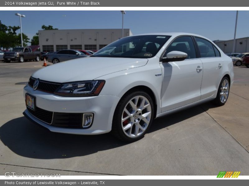 Pure White / Titan Black 2014 Volkswagen Jetta GLI