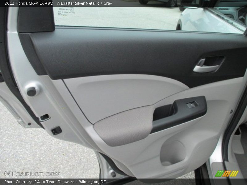 Alabaster Silver Metallic / Gray 2012 Honda CR-V LX 4WD