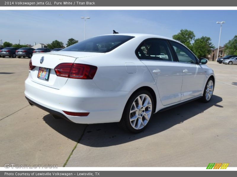 Pure White / Titan Black 2014 Volkswagen Jetta GLI