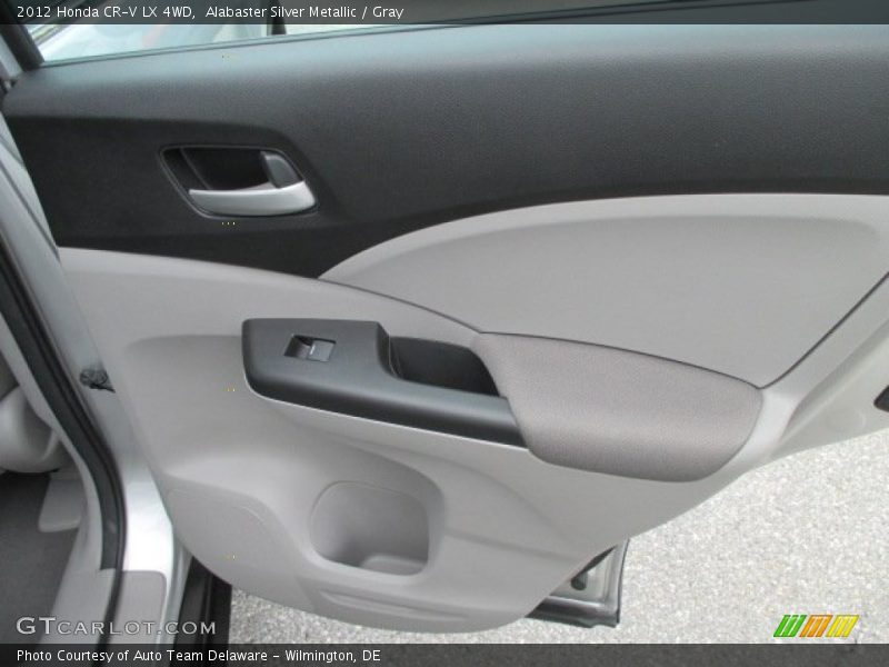 Alabaster Silver Metallic / Gray 2012 Honda CR-V LX 4WD