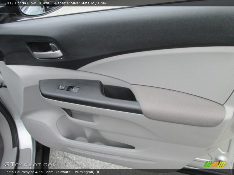 Alabaster Silver Metallic / Gray 2012 Honda CR-V LX 4WD
