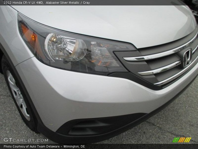 Alabaster Silver Metallic / Gray 2012 Honda CR-V LX 4WD