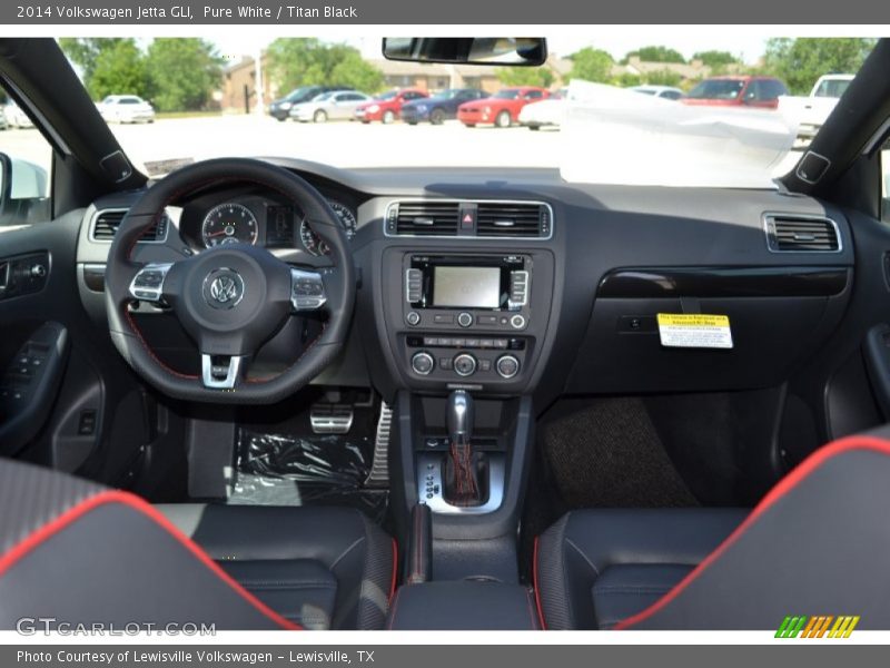 Pure White / Titan Black 2014 Volkswagen Jetta GLI