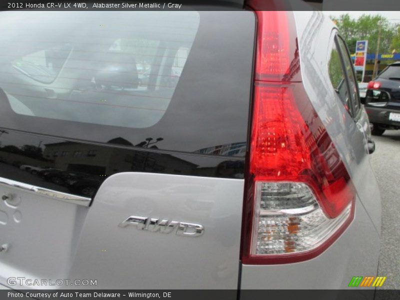 Alabaster Silver Metallic / Gray 2012 Honda CR-V LX 4WD