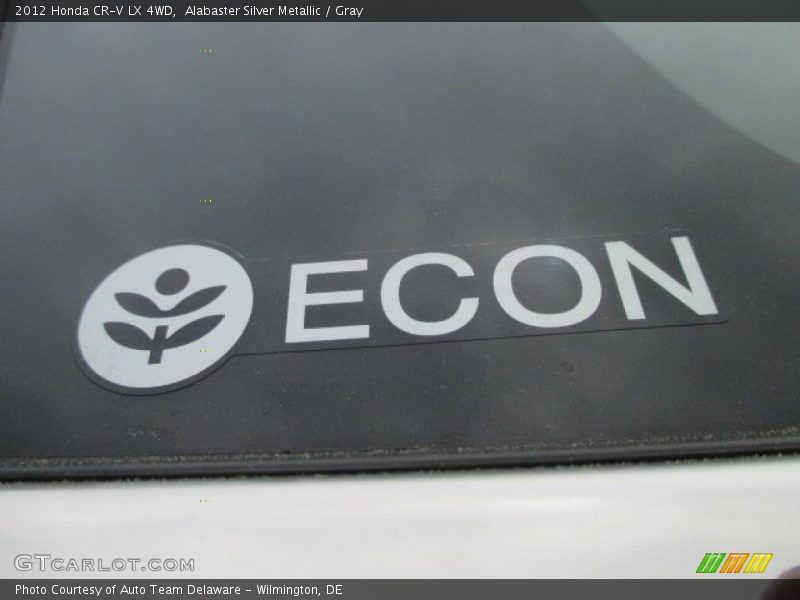 Alabaster Silver Metallic / Gray 2012 Honda CR-V LX 4WD
