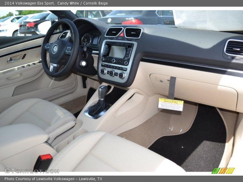 Candy White / Cornsilk Beige 2014 Volkswagen Eos Sport