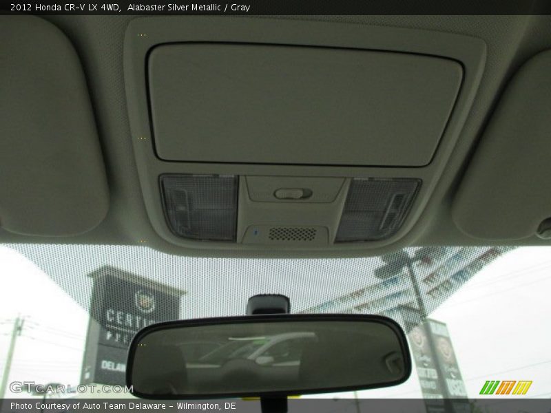 Alabaster Silver Metallic / Gray 2012 Honda CR-V LX 4WD