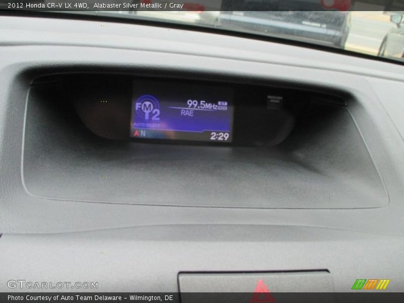 Alabaster Silver Metallic / Gray 2012 Honda CR-V LX 4WD