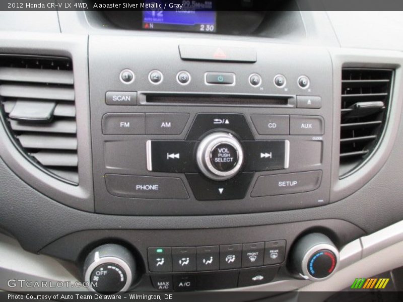 Alabaster Silver Metallic / Gray 2012 Honda CR-V LX 4WD