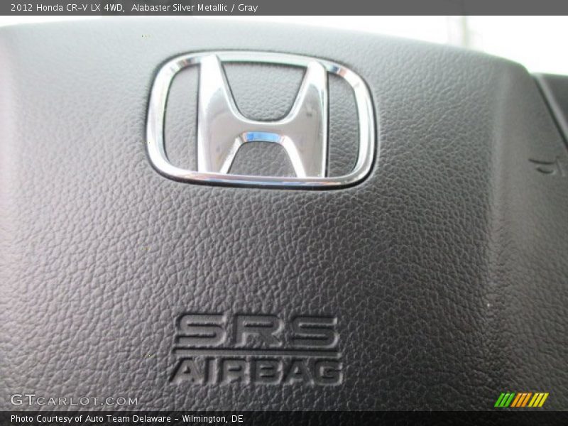 Alabaster Silver Metallic / Gray 2012 Honda CR-V LX 4WD