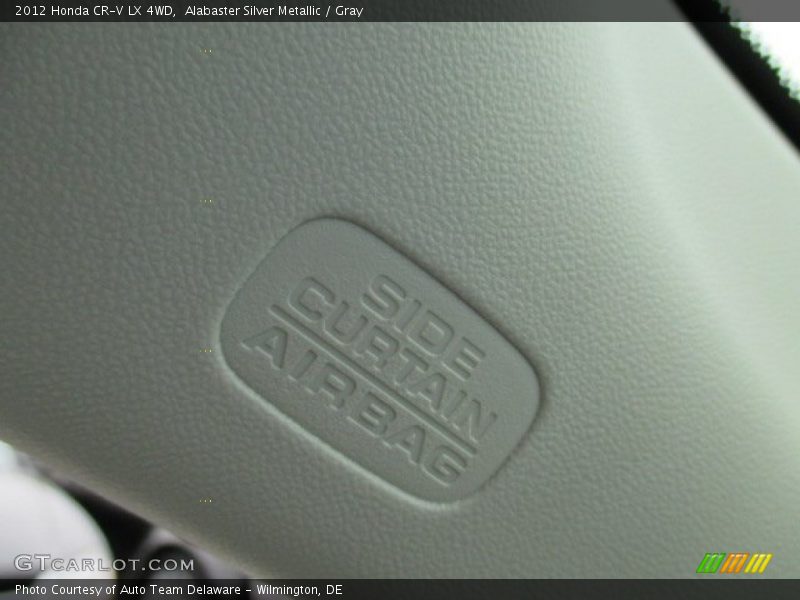 Alabaster Silver Metallic / Gray 2012 Honda CR-V LX 4WD