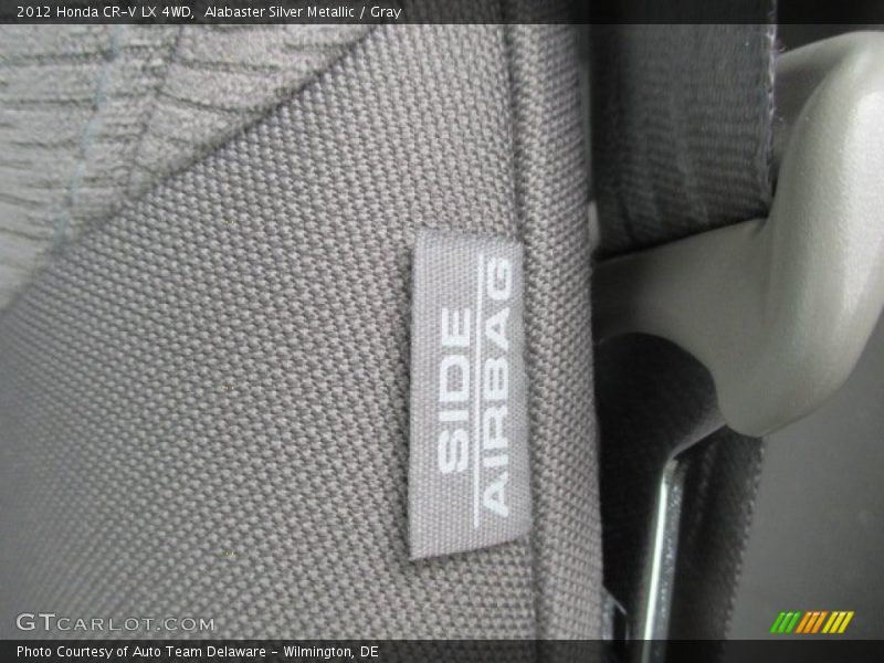 Alabaster Silver Metallic / Gray 2012 Honda CR-V LX 4WD