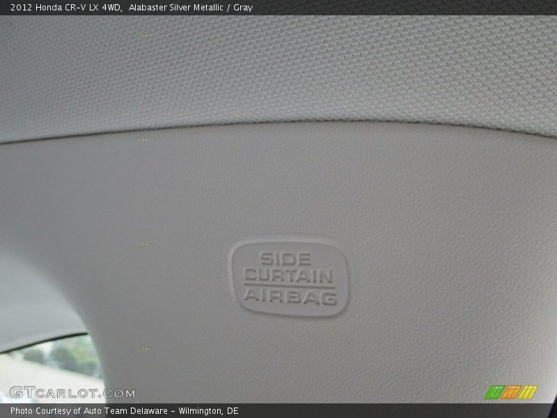 Alabaster Silver Metallic / Gray 2012 Honda CR-V LX 4WD