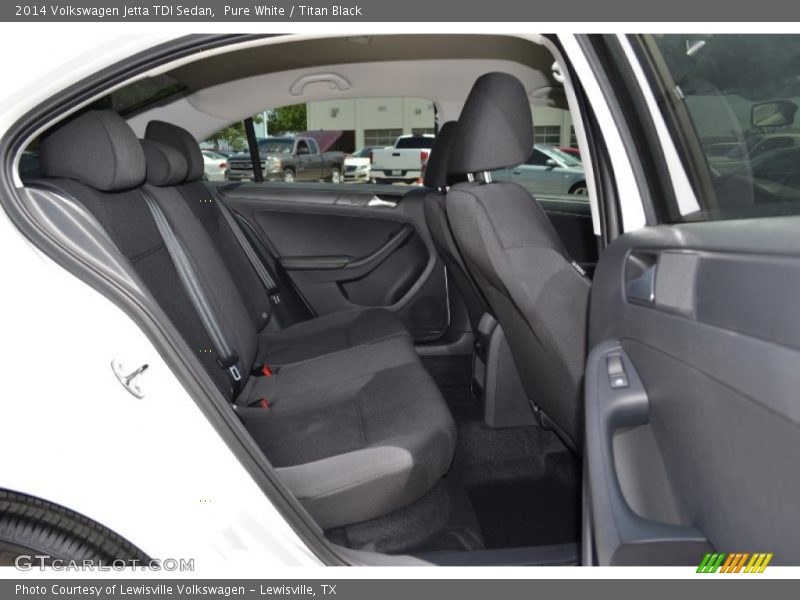Pure White / Titan Black 2014 Volkswagen Jetta TDI Sedan