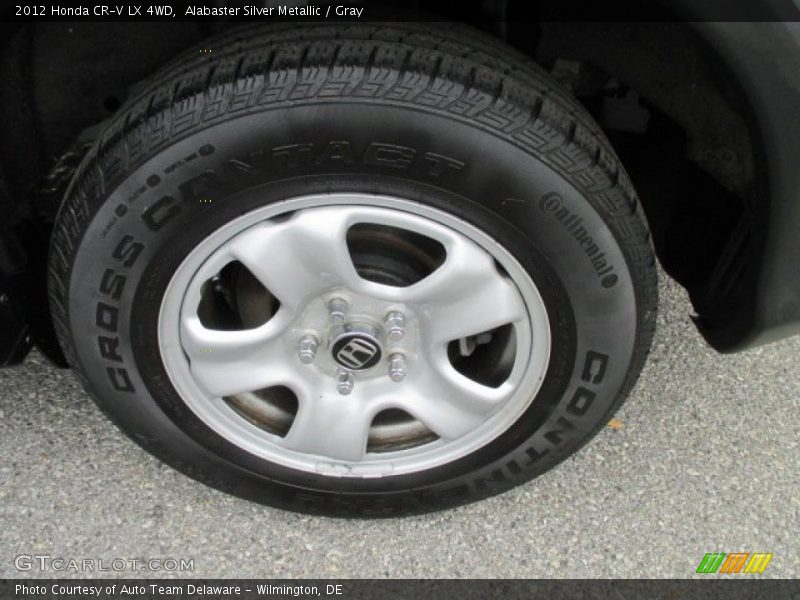 Alabaster Silver Metallic / Gray 2012 Honda CR-V LX 4WD