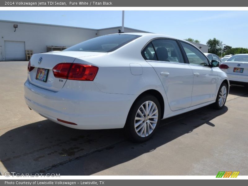 Pure White / Titan Black 2014 Volkswagen Jetta TDI Sedan