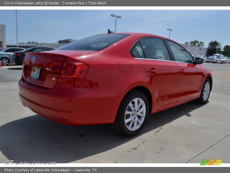 Tornado Red / Titan Black 2014 Volkswagen Jetta SE Sedan