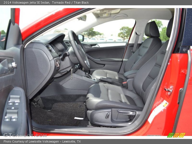 Tornado Red / Titan Black 2014 Volkswagen Jetta SE Sedan