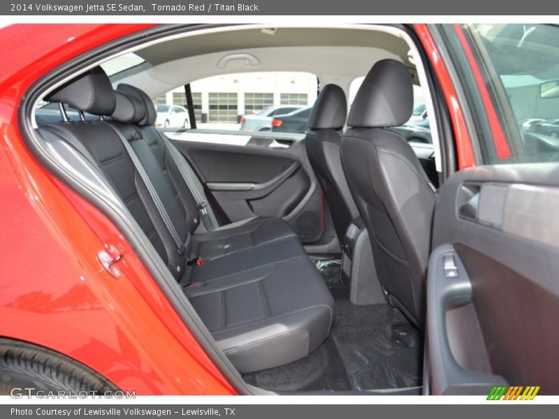 Tornado Red / Titan Black 2014 Volkswagen Jetta SE Sedan
