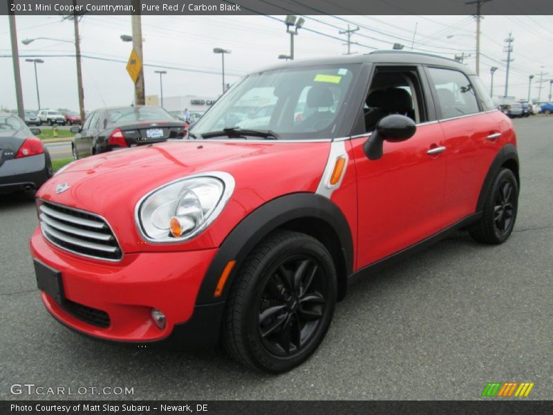 Pure Red / Carbon Black 2011 Mini Cooper Countryman