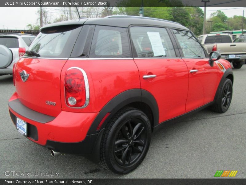 Pure Red / Carbon Black 2011 Mini Cooper Countryman