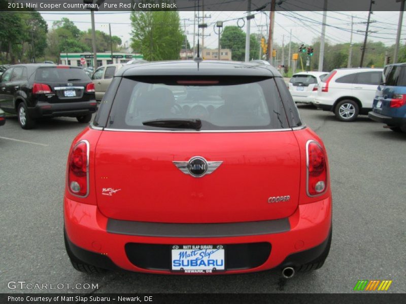 Pure Red / Carbon Black 2011 Mini Cooper Countryman