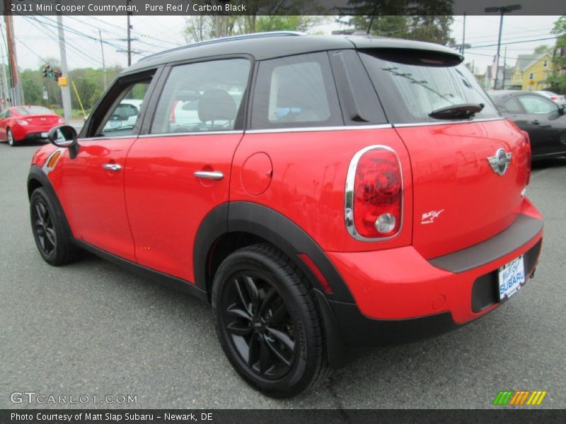 Pure Red / Carbon Black 2011 Mini Cooper Countryman